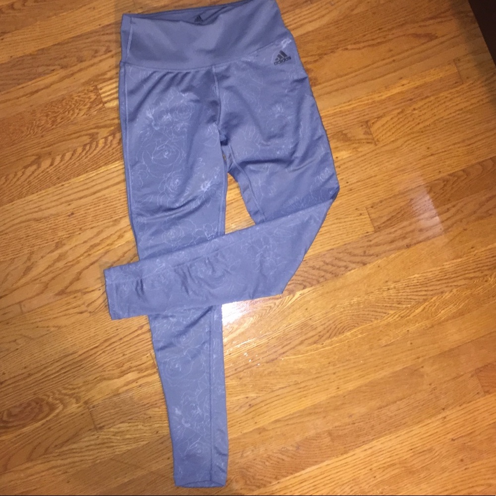 blue adidas leggings